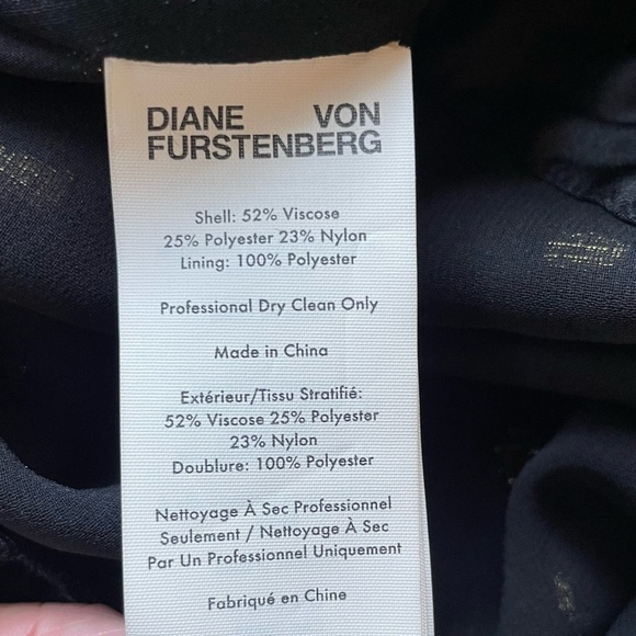 Diane Von Furstenberg Animal Print Semi Sheer Wrap Midi Dress - Picture 10 of 16